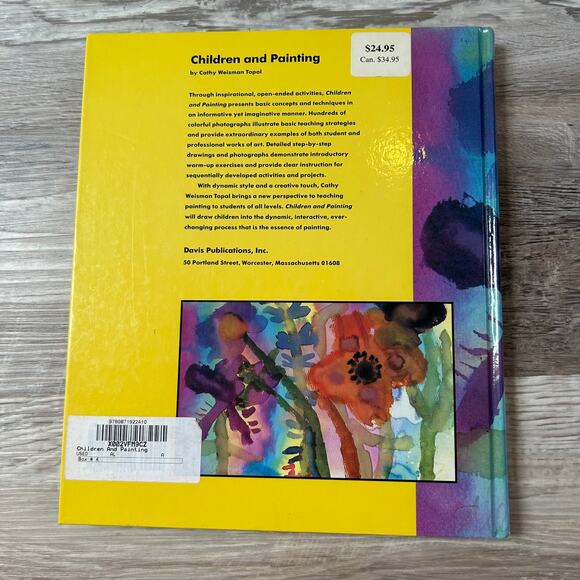 Children and Painting by Cathy Weisman Topal Hardcover Teaching Art Book - Picture 8 of 8